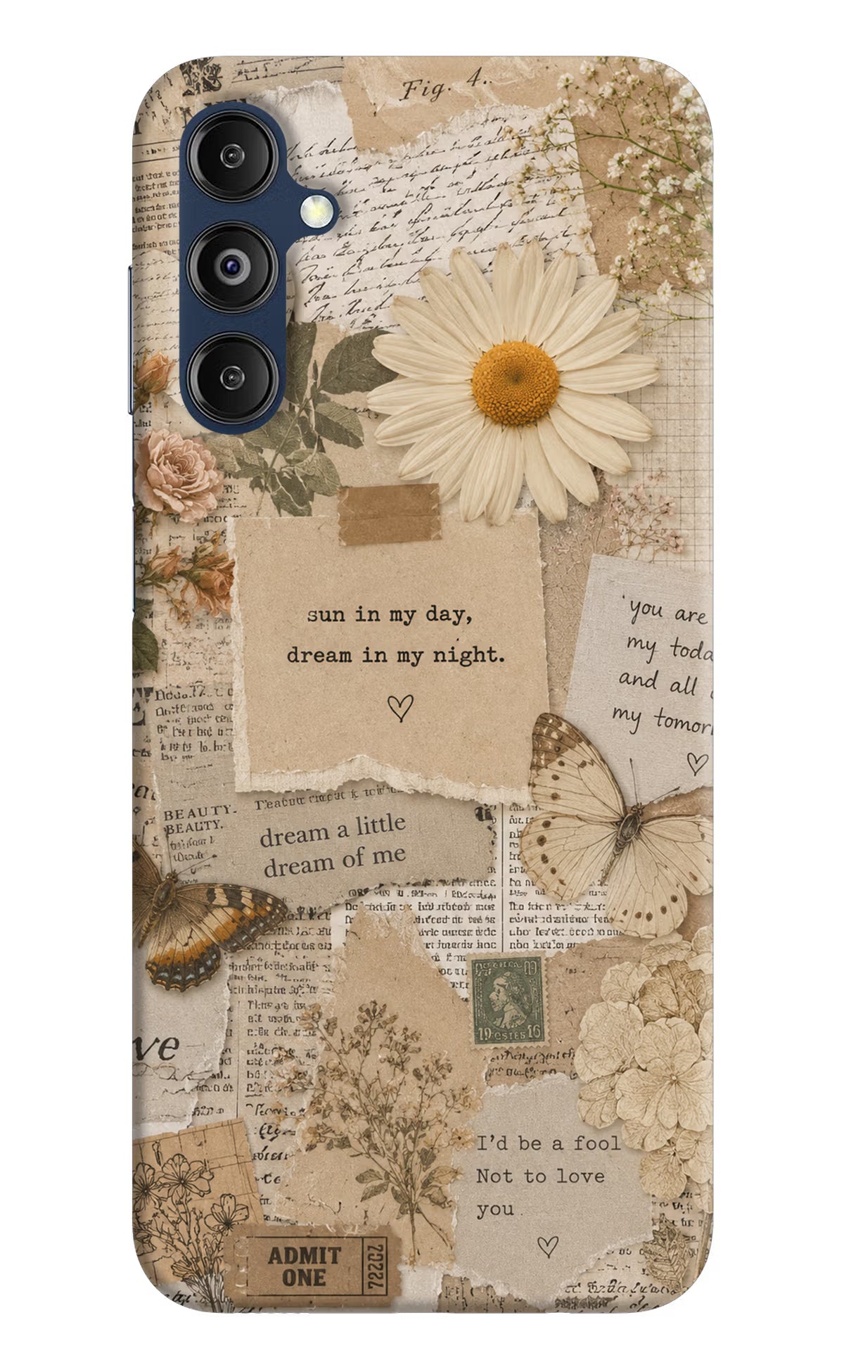 Vintage case Samsung M14 4G Back Cover