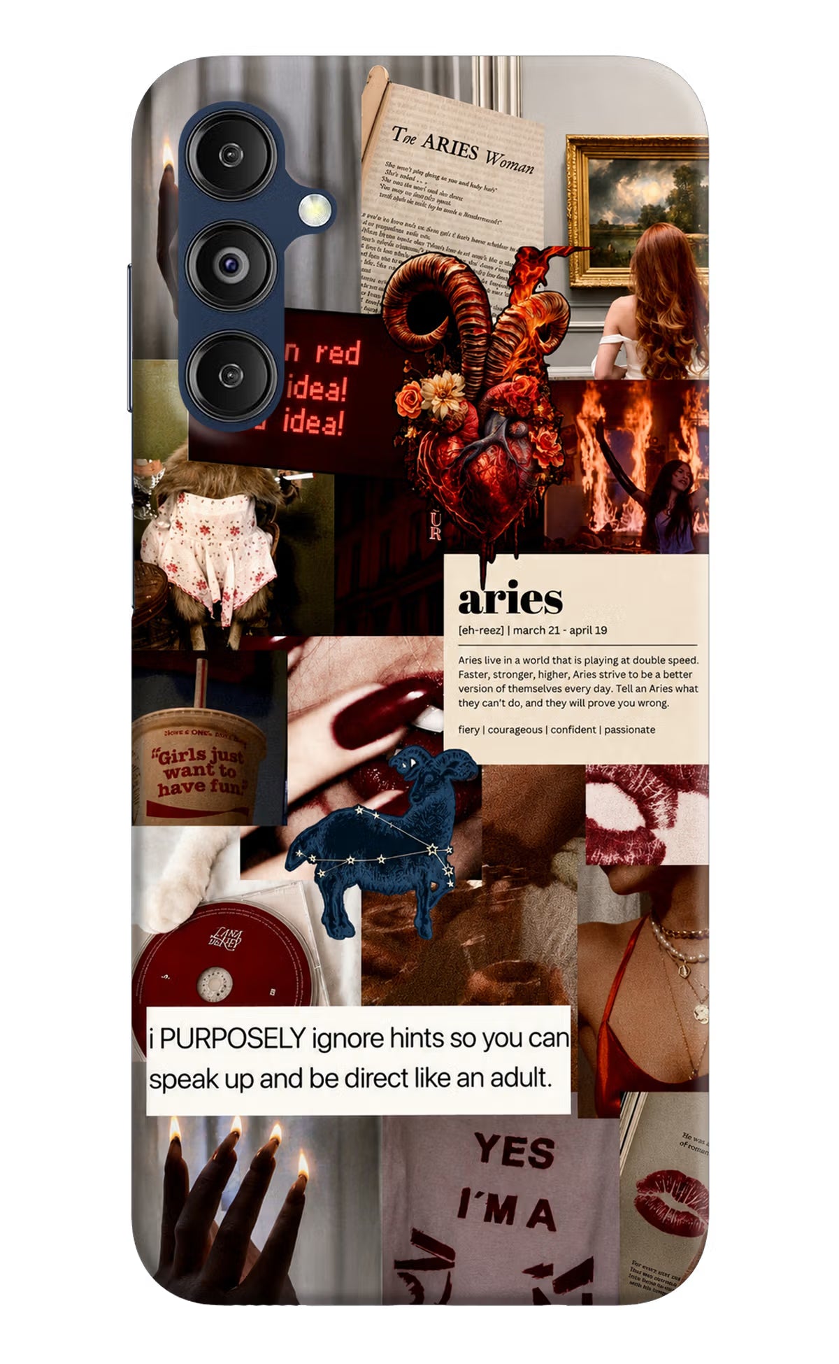 Zodiac Aries Samsung M14 4G Back Cover
