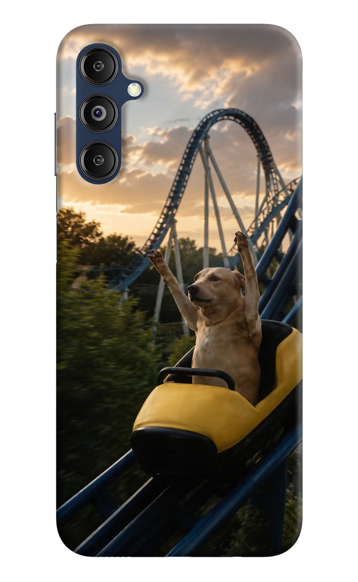 Rollercoaster Dog Samsung M14 4G Back Cover