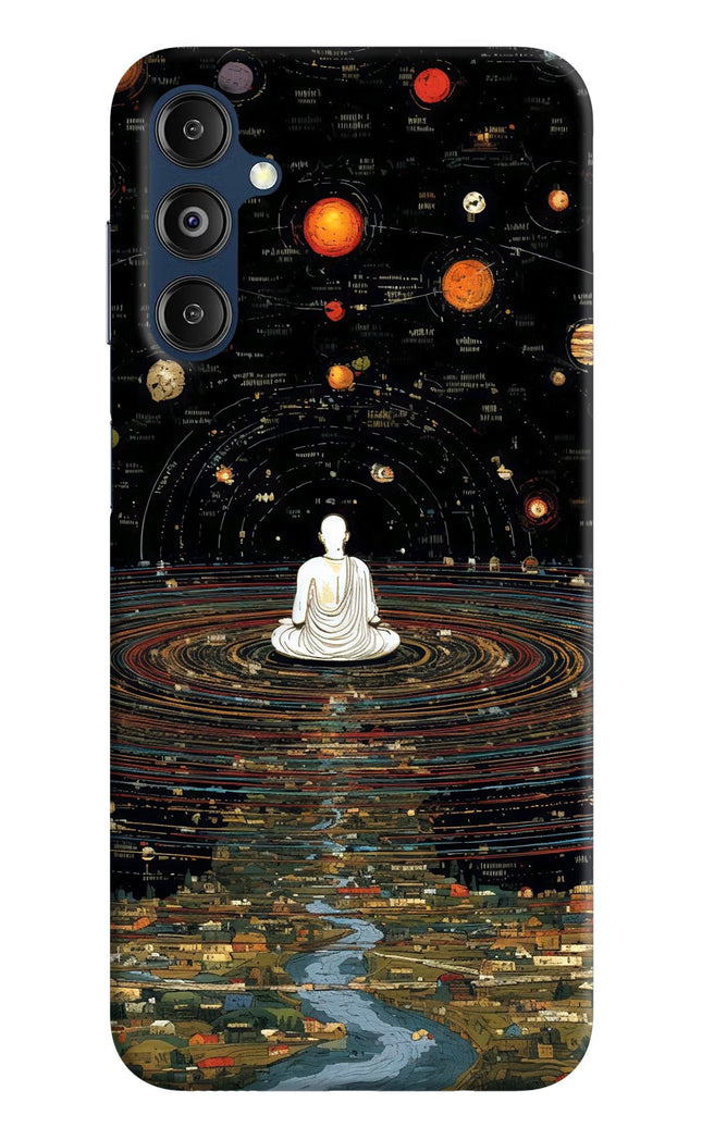 Space Monk Samsung M14 4G Hard Case Back Cover by Casekaro