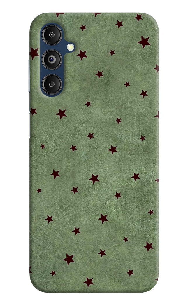 Green Stars Samsung M14 4G Hard Case Back Cover by Casekaro