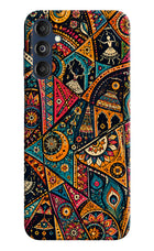 Folk Print Samsung M14 4G Hard Case Back Cover by Casekaro