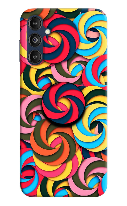Spiral Pattern Samsung M14 Pop Case by Casekaro