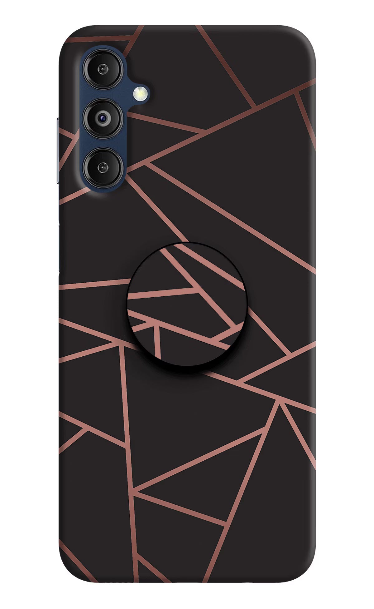 Geometric Pattern Samsung M14 Pop Case by Casekaro