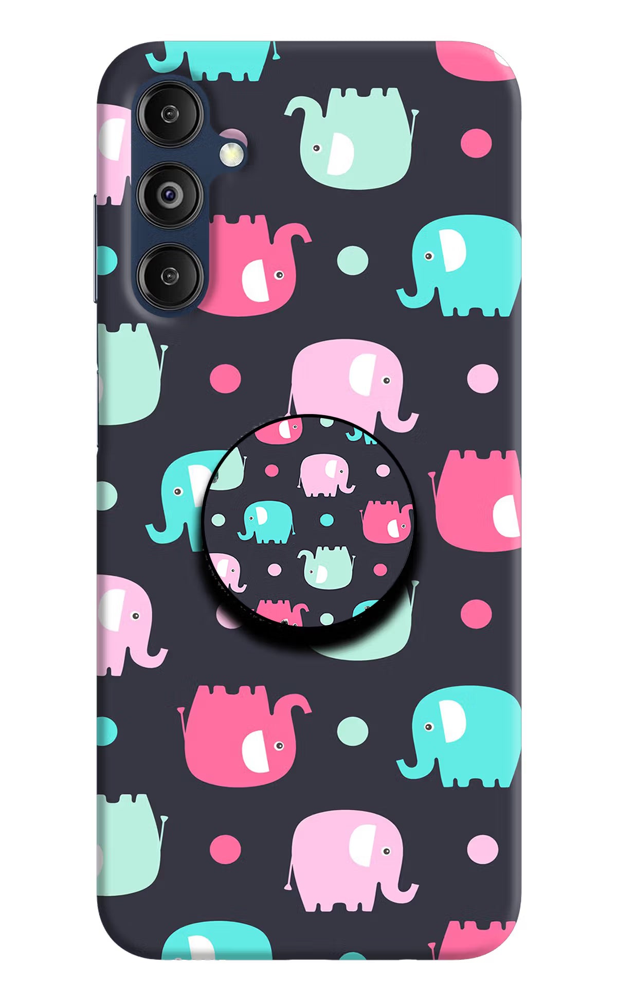 Baby Elephants Samsung M14 Pop Case by Casekaro