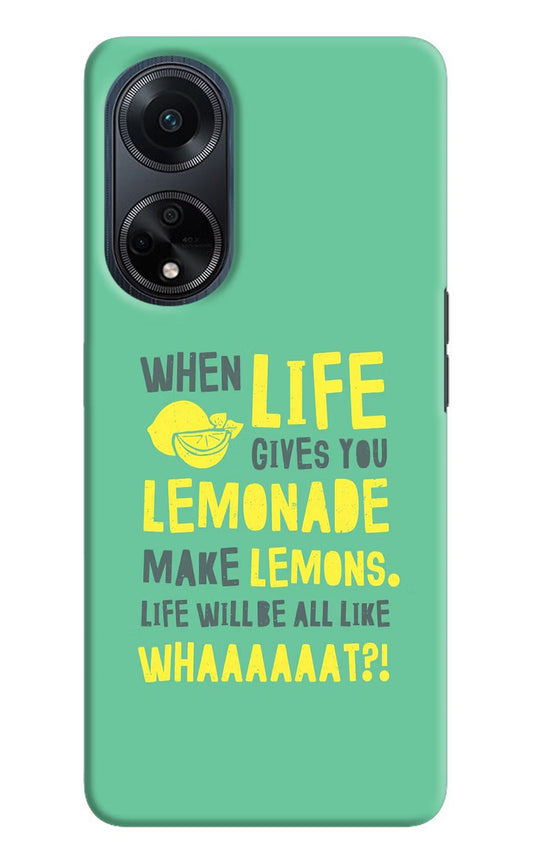 Quote Oppo F23 Hard Case Back Cover by Casekaro