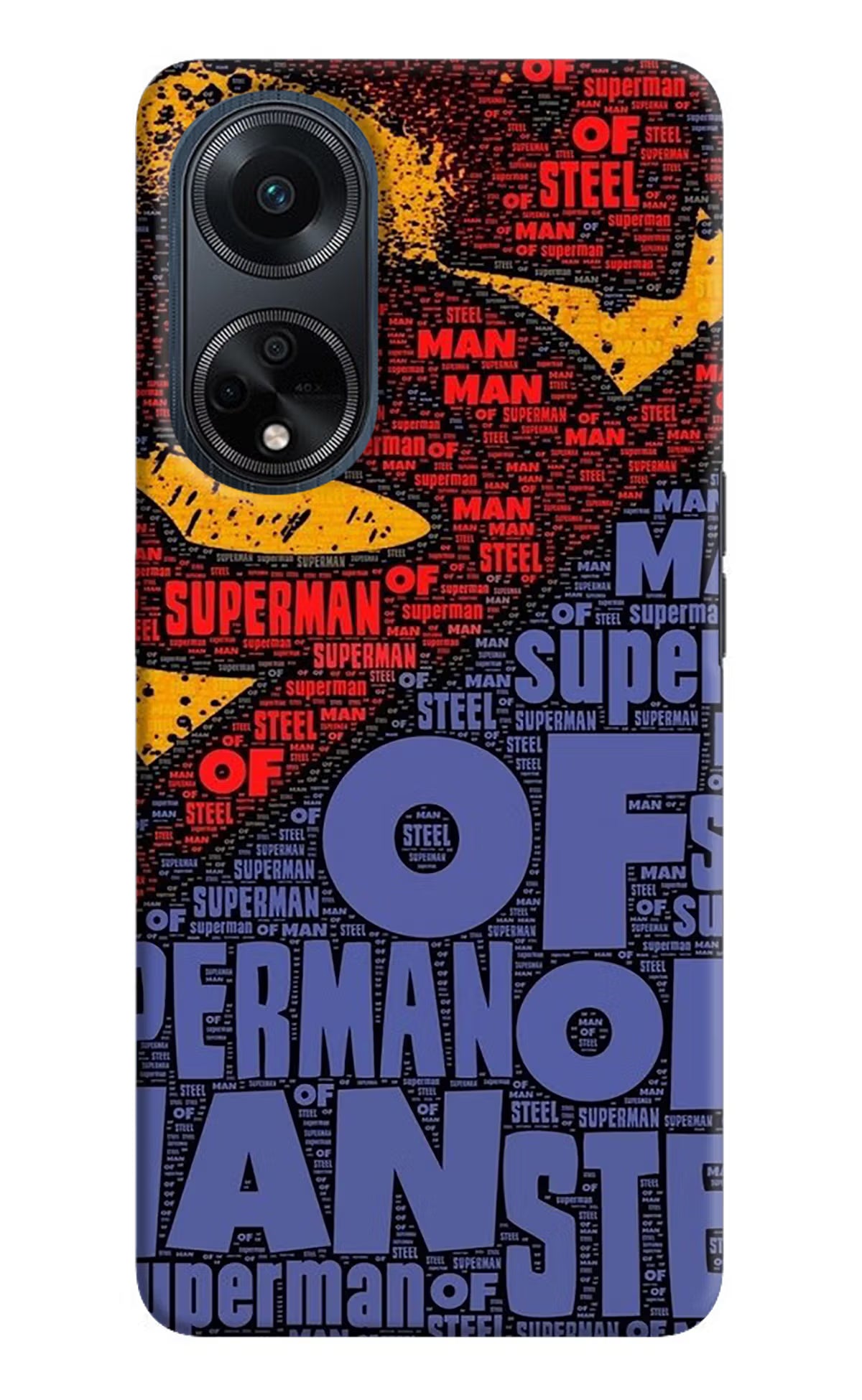 Superman Oppo F23 Hard Case Back Cover by Casekaro