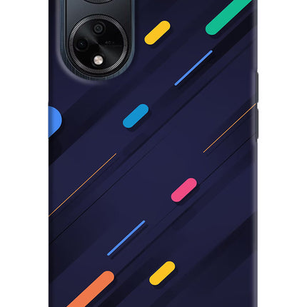 Abstract Design Oppo F23 Hard Case Back Cover by Casekaro