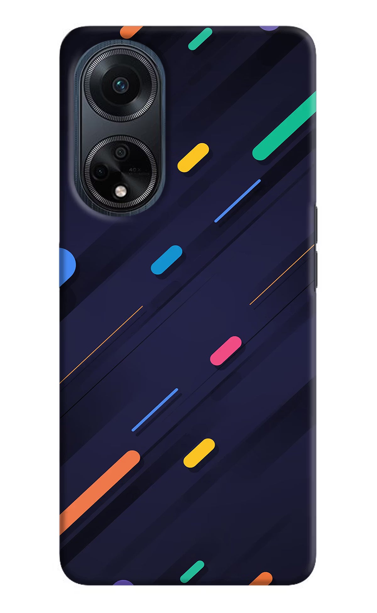 Abstract Design Oppo F23 Hard Case Back Cover by Casekaro