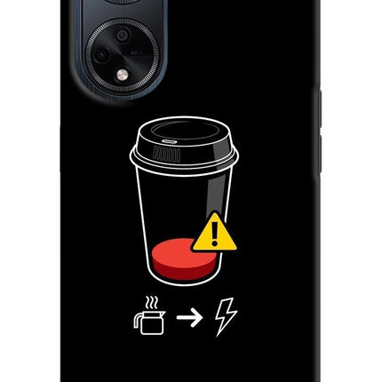 Coffee Oppo F23 Hard Case Back Cover by Casekaro