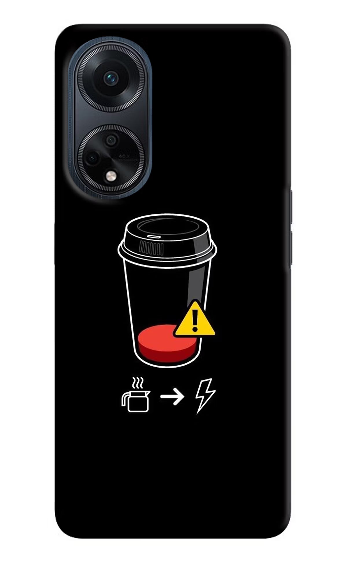 Coffee Oppo F23 Hard Case Back Cover by Casekaro