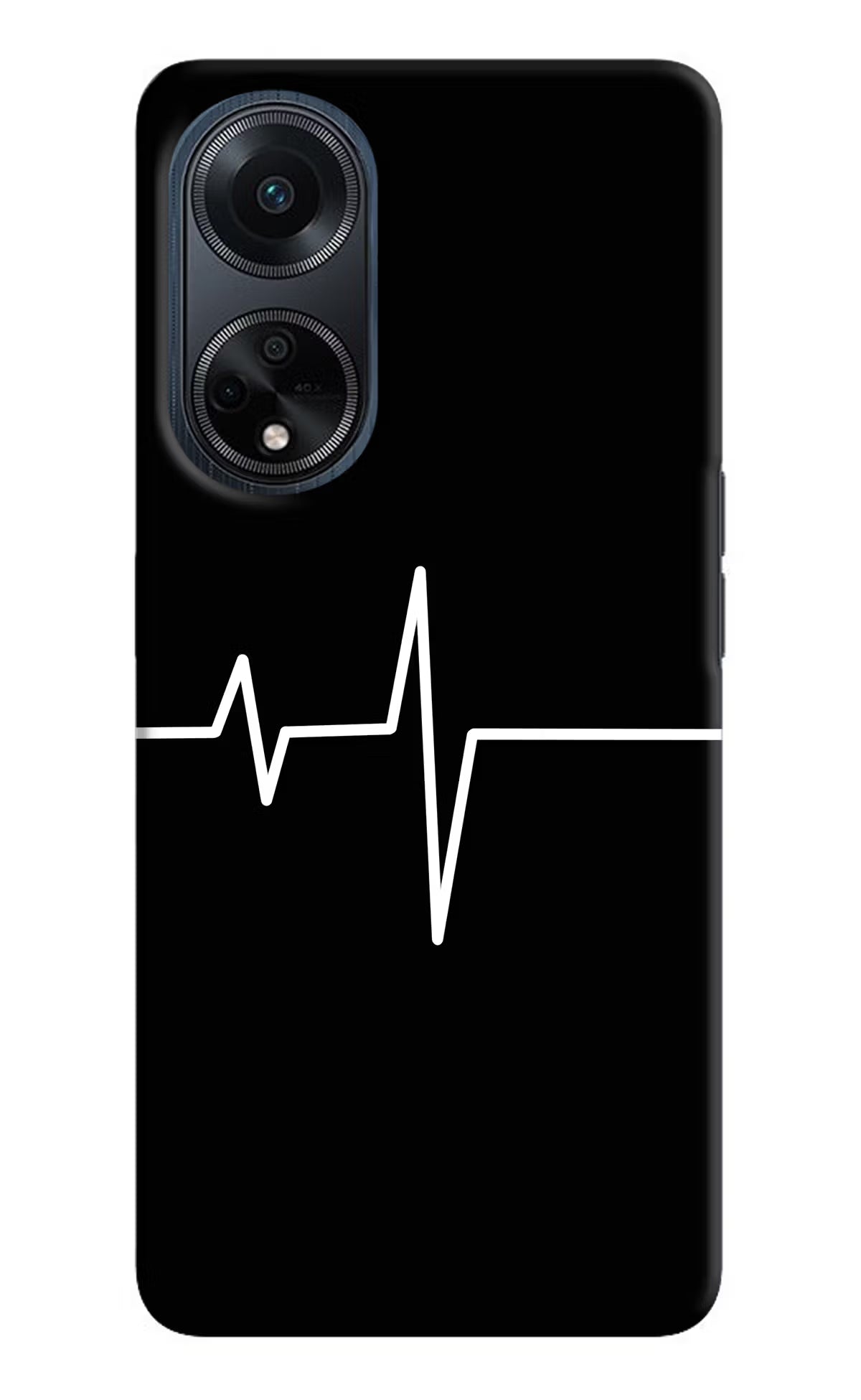 Heart Beats Oppo F23 Hard Case Back Cover by Casekaro