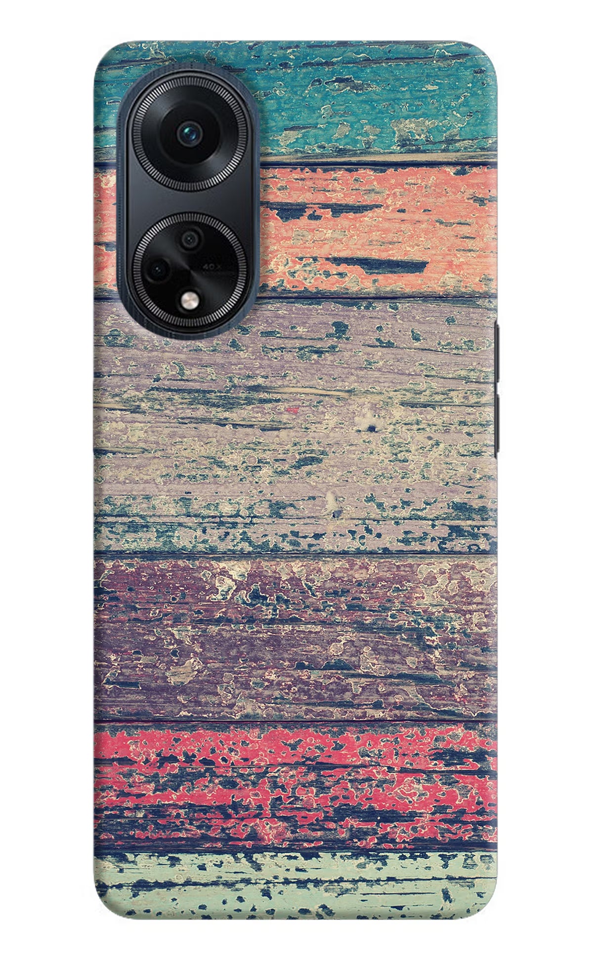 Colourful Wall Oppo F23 Hard Case Back Cover by Casekaro