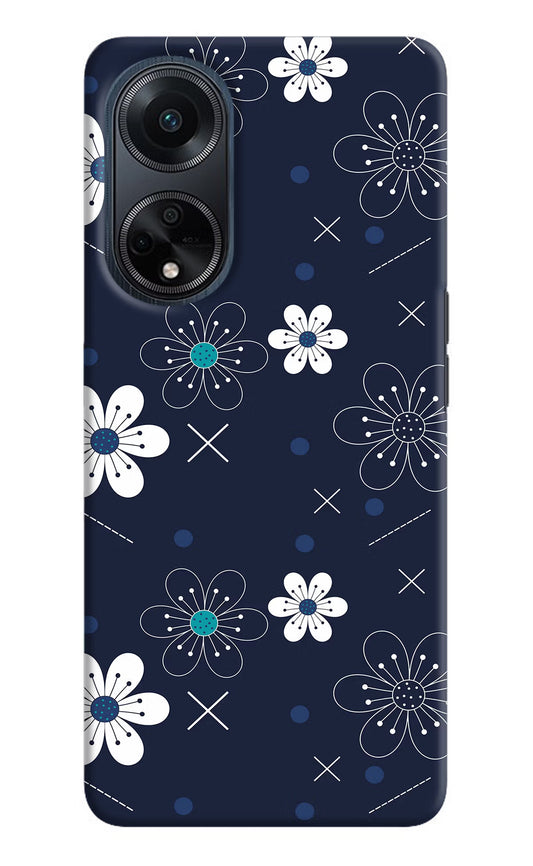 Flowers Oppo F23 Hard Case Back Cover by Casekaro