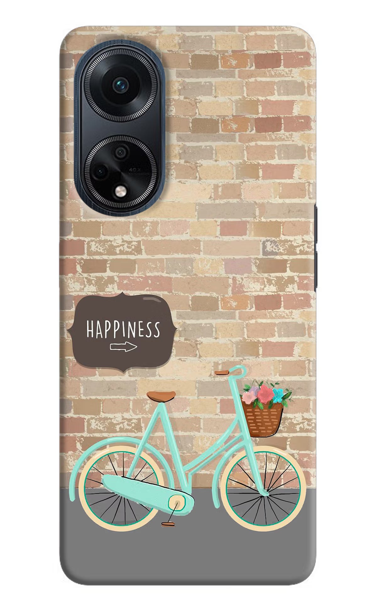 Happiness Artwork Oppo F23 Hard Case Back Cover by Casekaro