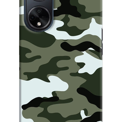 Camouflage Oppo F23 Hard Case Back Cover by Casekaro