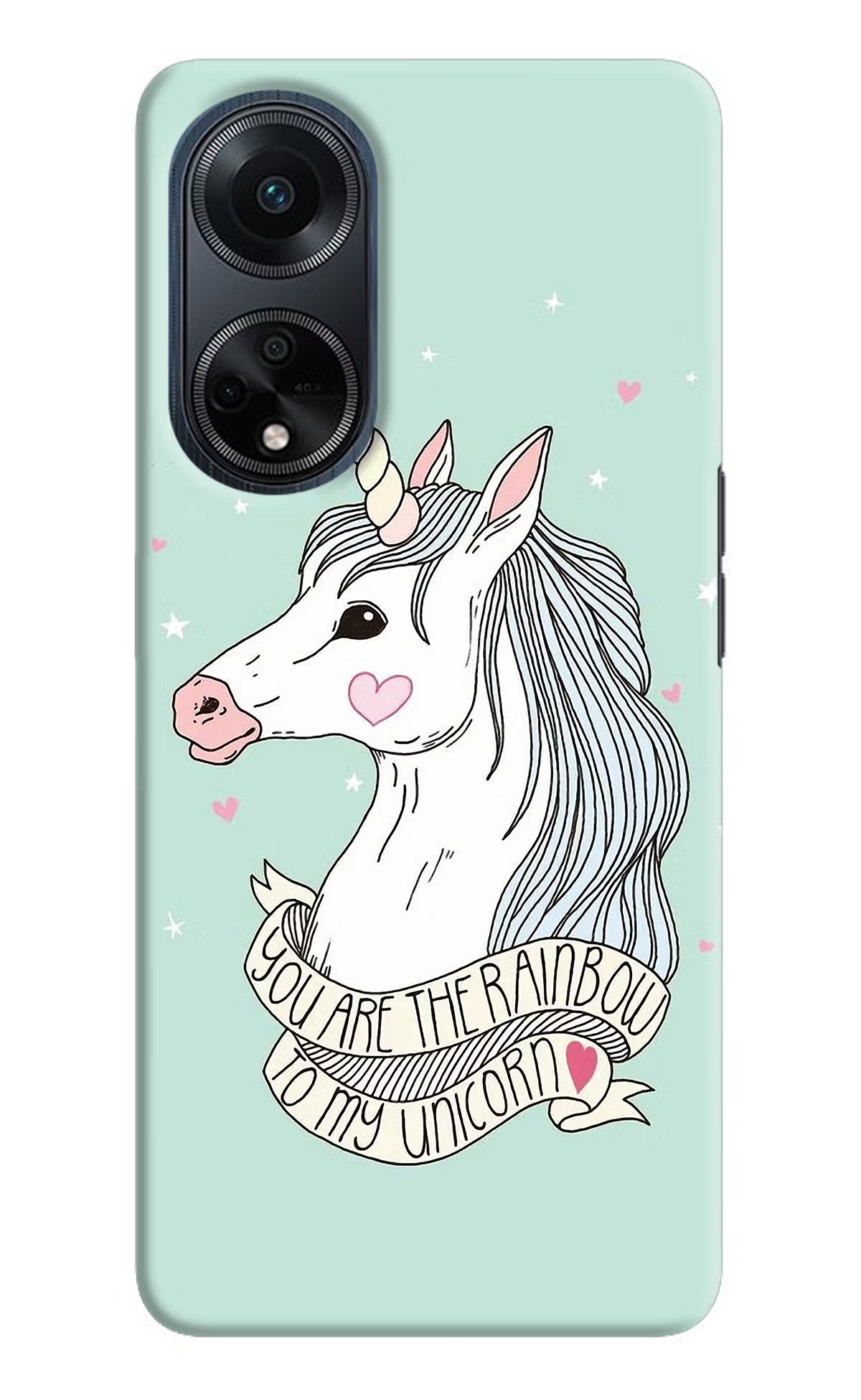 Unicorn Wallpaper Oppo F23 Hard Case Back Cover by Casekaro