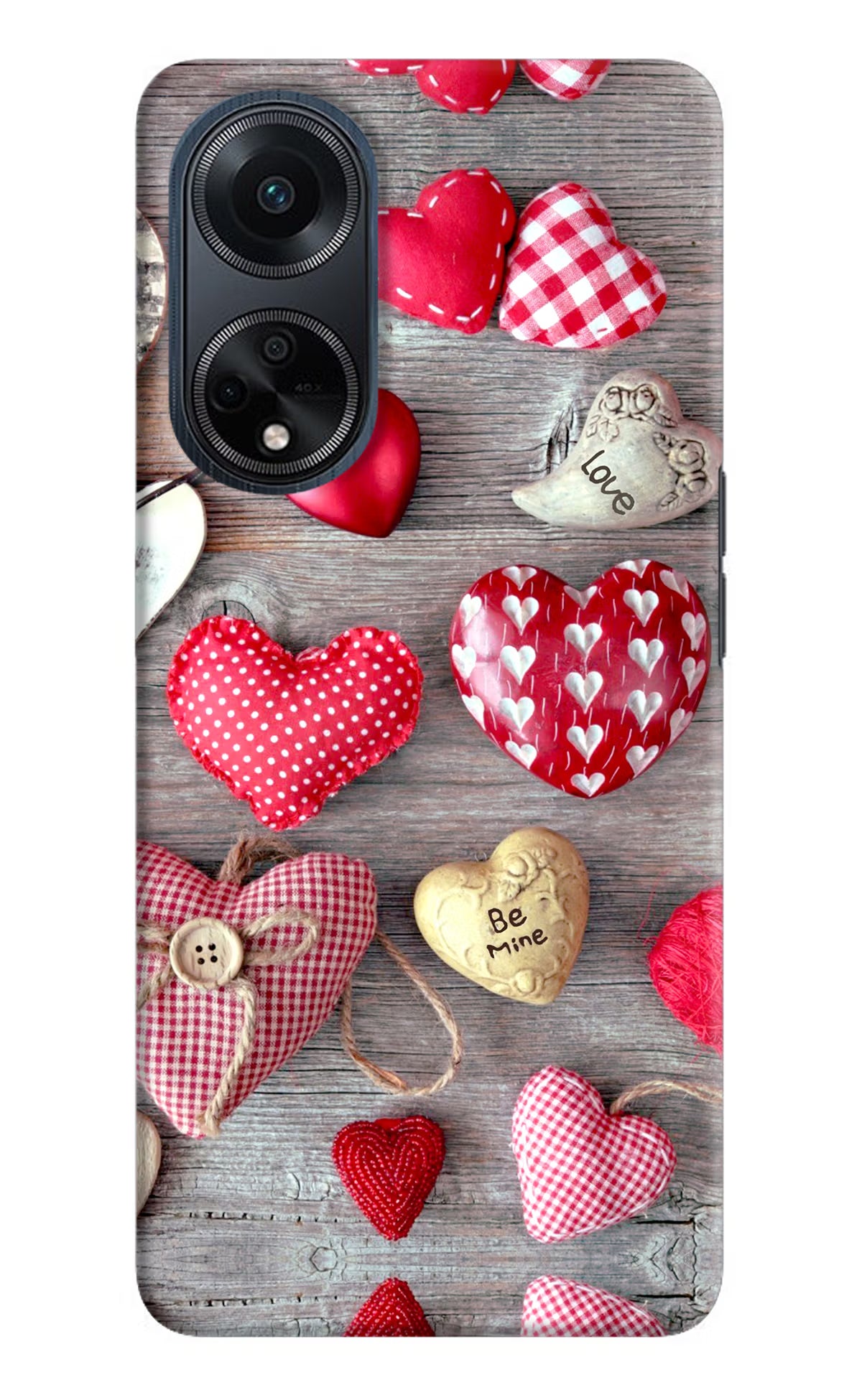 Love Wallpaper Oppo F23 Hard Case Back Cover by Casekaro