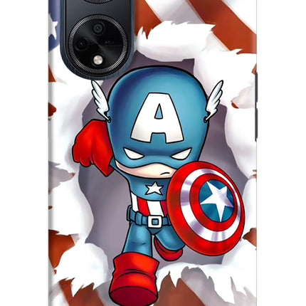 Captain America Oppo F23 Hard Case Back Cover by Casekaro
