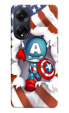 Captain America Oppo F23 Hard Case Back Cover by Casekaro