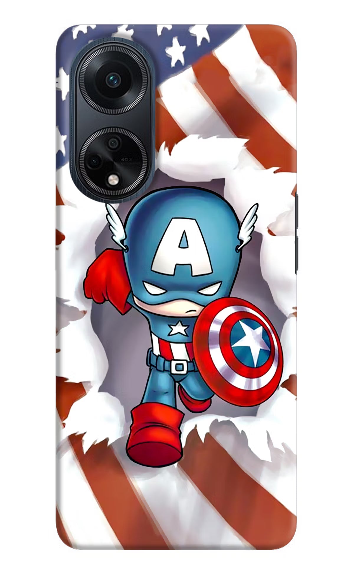 Captain America Oppo F23 Hard Case Back Cover by Casekaro