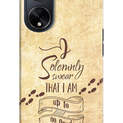 I Solemnly swear that i up to no good Oppo F23 Hard Case Back Cover by Casekaro