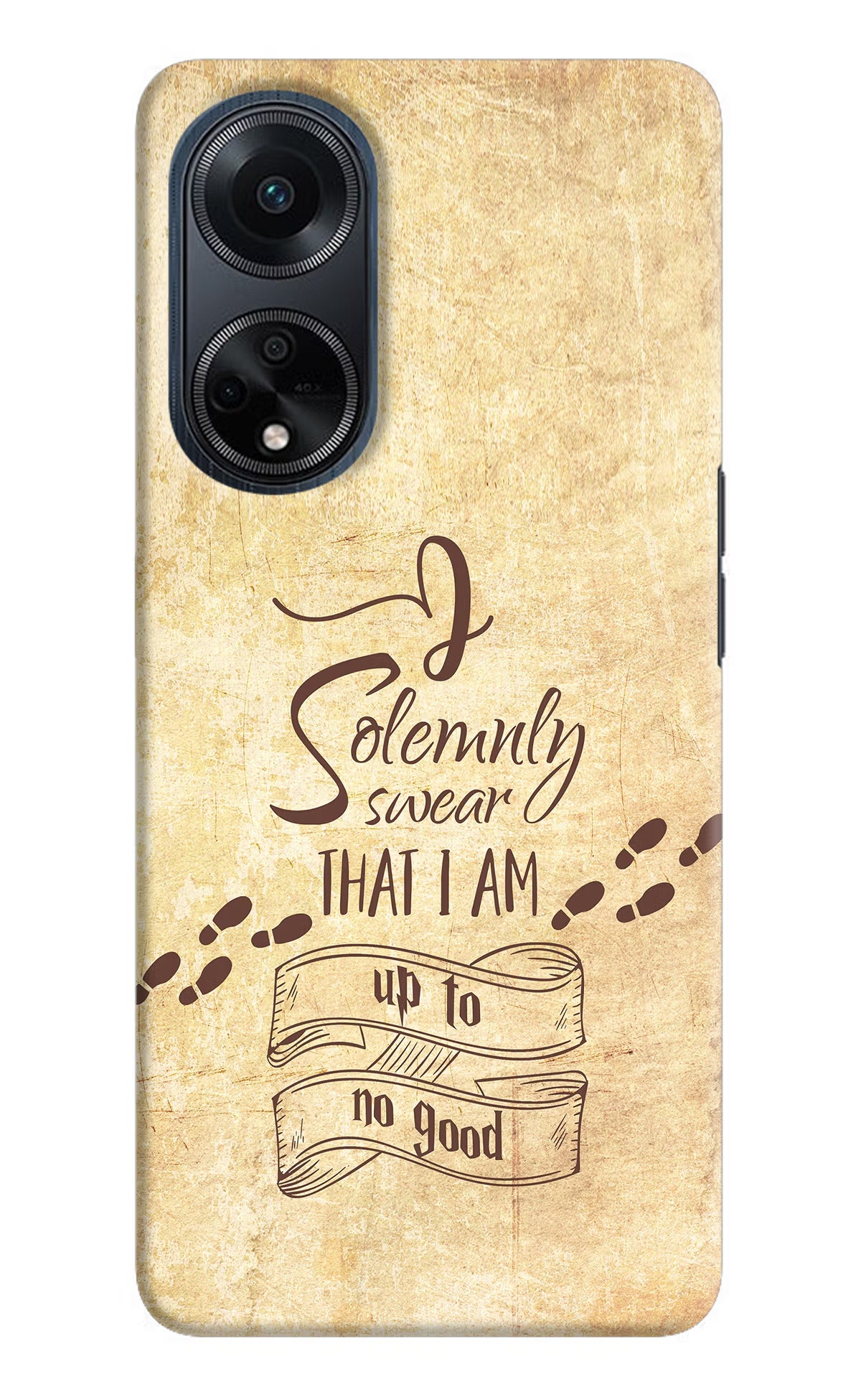 I Solemnly swear that i up to no good Oppo F23 Hard Case Back Cover by Casekaro