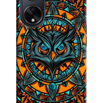 Angry Owl Art Oppo F23 Hard Case Back Cover by Casekaro
