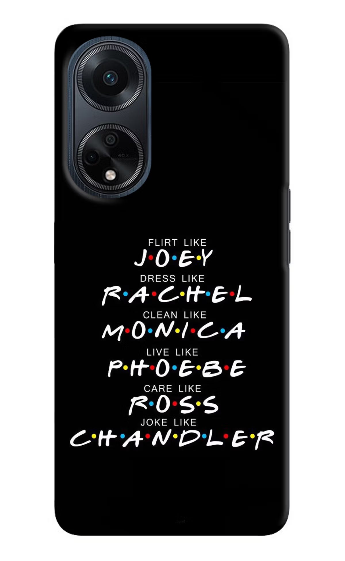FRIENDS Character Oppo F23 Hard Case Back Cover by Casekaro
