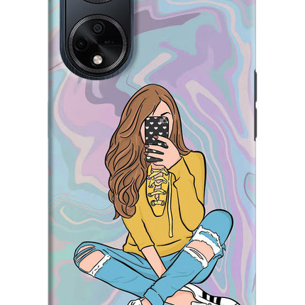 Selfie Girl Oppo F23 Hard Case Back Cover by Casekaro