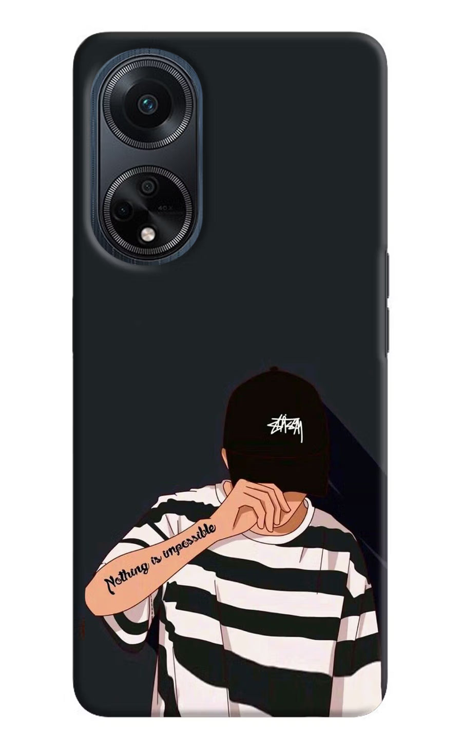 Aesthetic Boy Oppo F23 Back Cover, Hard case