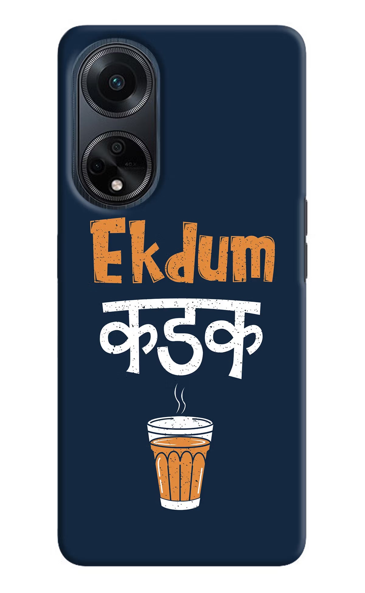 Ekdum Kadak Chai Oppo F23 Hard Case Back Cover by Casekaro