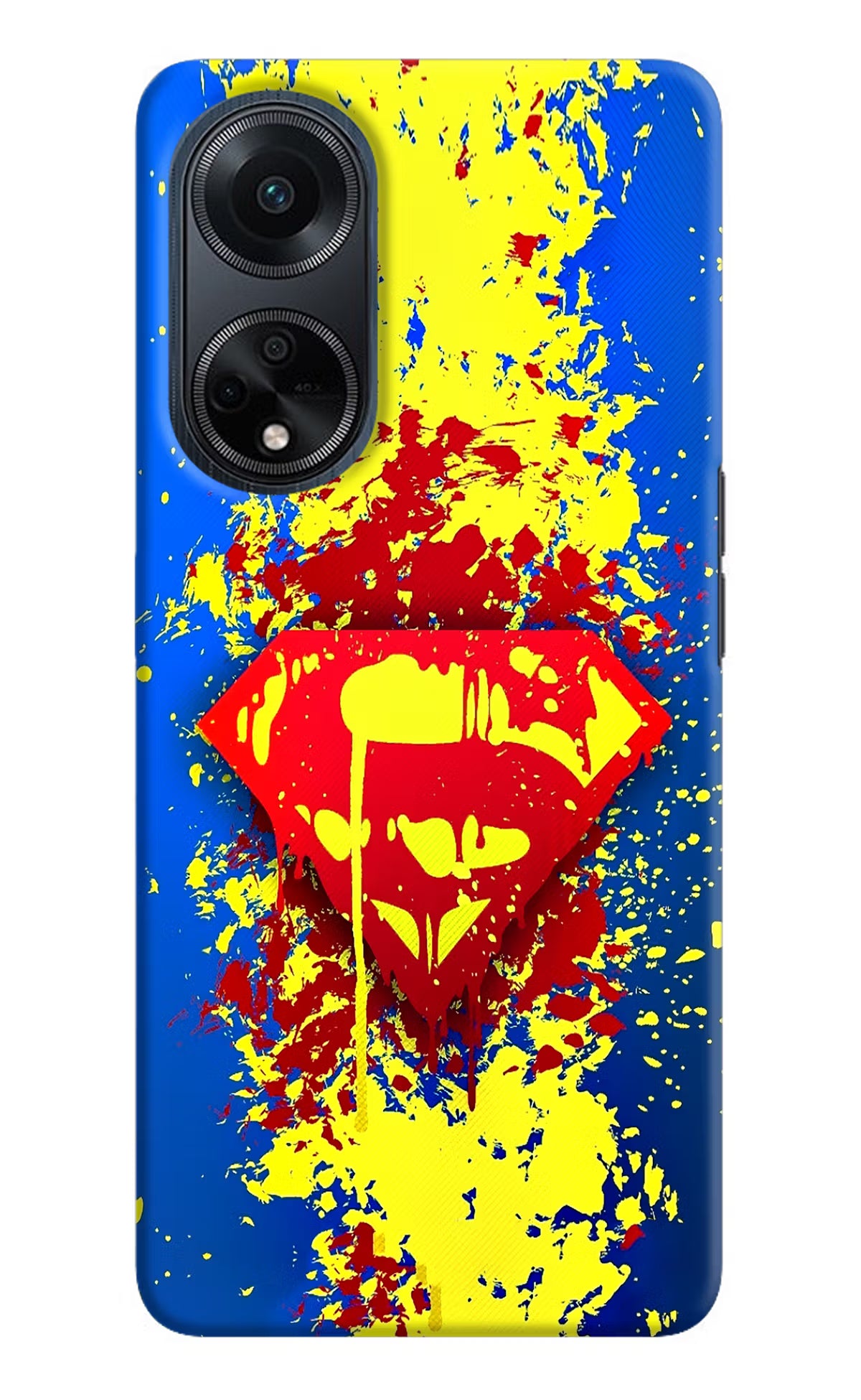 Superman logo Oppo F23 Hard Case Back Cover by Casekaro