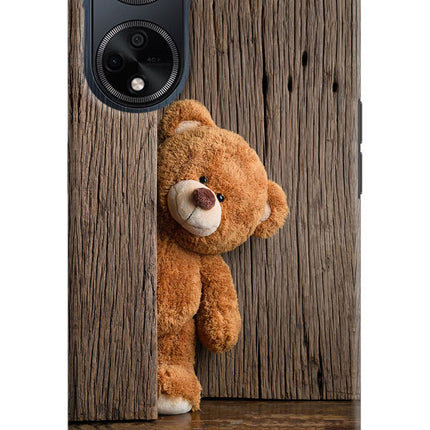 Teddy Wooden Oppo F23 Hard Case Back Cover by Casekaro