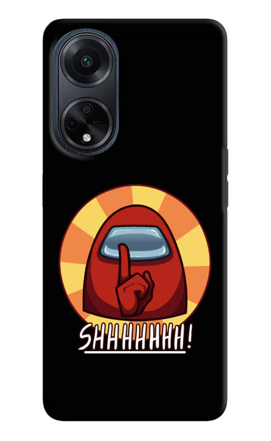Among Us Shhh! Oppo F23 Hard Case Back Cover by Casekaro