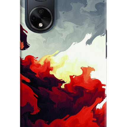 Fire Cloud Oppo F23 Hard Case Back Cover by Casekaro