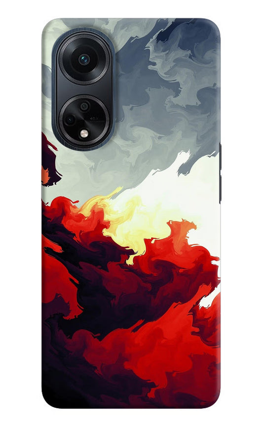 Fire Cloud Oppo F23 Hard Case Back Cover by Casekaro