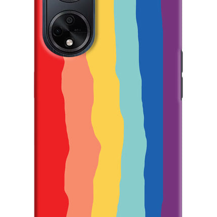 Rainbow Oppo F23 Hard Case Back Cover by Casekaro