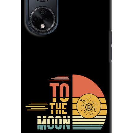 To the Moon Oppo F23 Hard Case Back Cover by Casekaro