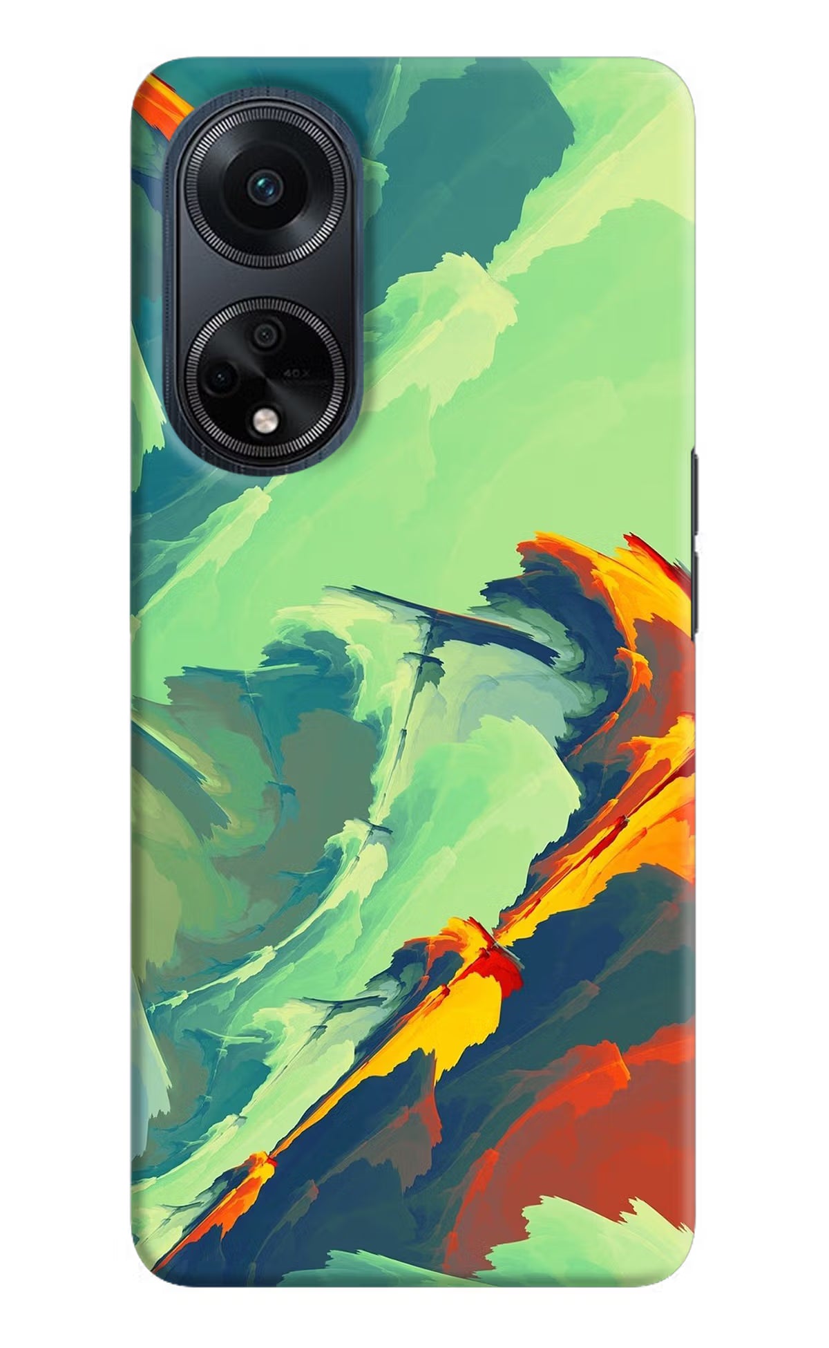 Paint Art Oppo F23 Hard Case Back Cover by Casekaro