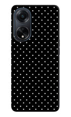 White Dots Oppo F23 Hard Case Back Cover by Casekaro