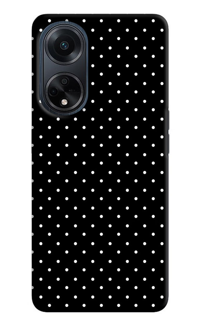 White Dots Oppo F23 Hard Case Back Cover by Casekaro