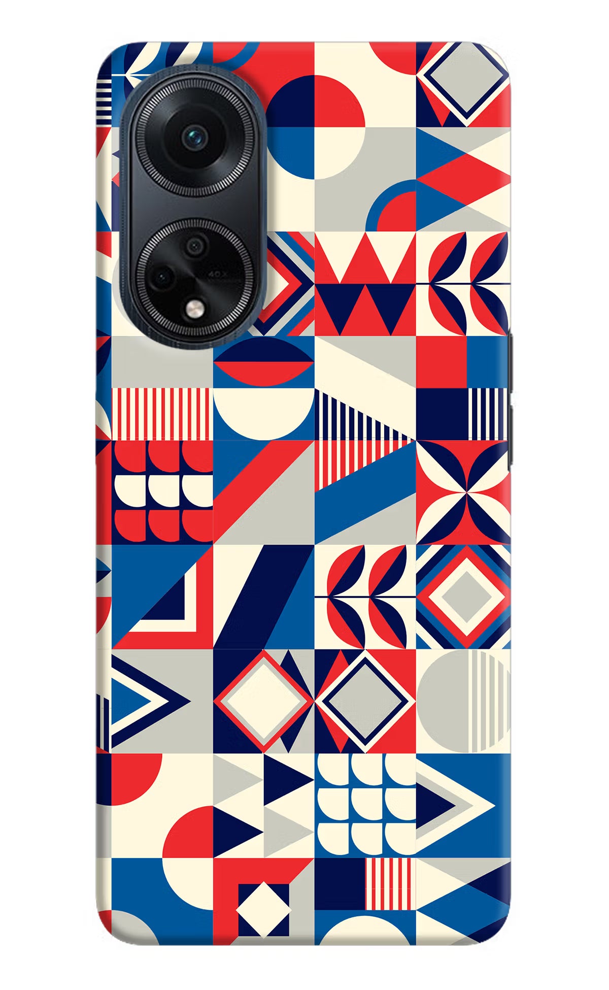 Colorful Pattern Oppo F23 Hard Case Back Cover by Casekaro