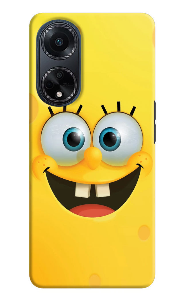 Sponge 1 Oppo F23 Hard Case Back Cover by Casekaro