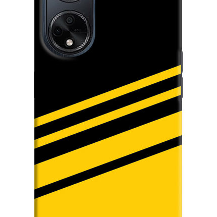 Yellow Shades Oppo F23 Hard Case Back Cover by Casekaro
