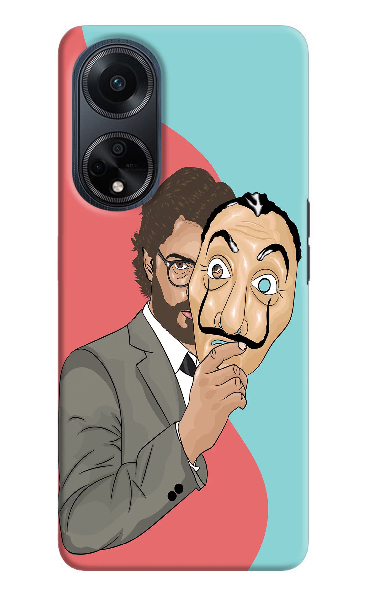 Professor Oppo F23 Hard Case Back Cover by Casekaro