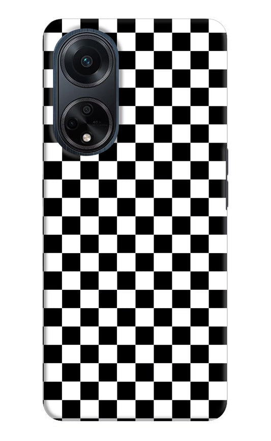 Chess Board Oppo F23 Hard Case Back Cover by Casekaro