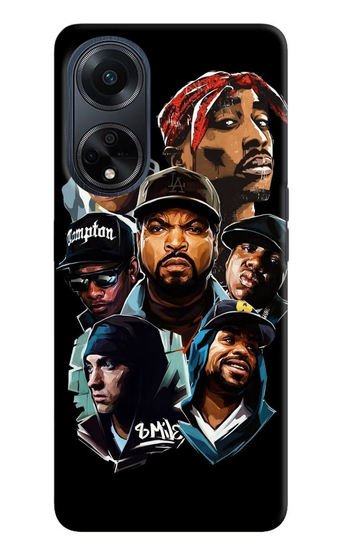 Rappers Oppo F23 Hard Case Back Cover by Casekaro