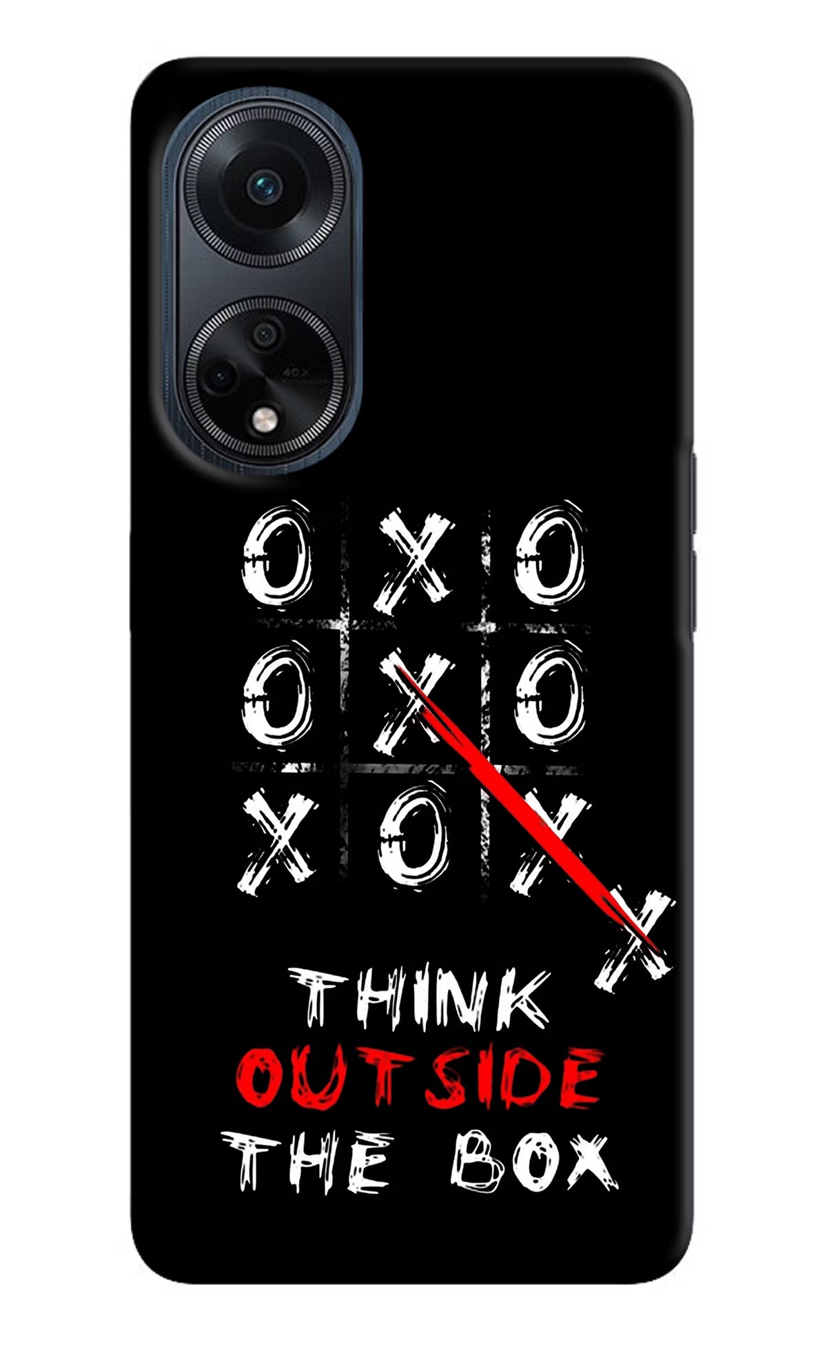 Think out of the BOX Oppo F23 Hard Case Back Cover by Casekaro