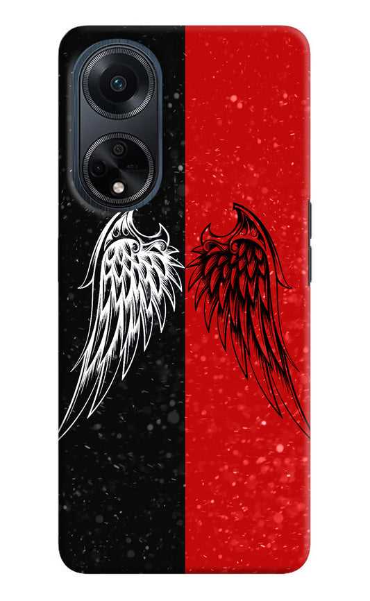 Wings Oppo F23 Hard Case Back Cover by Casekaro
